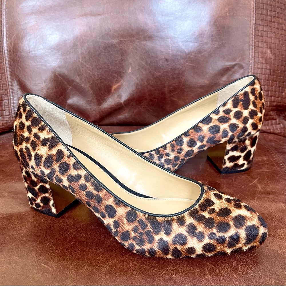 Talbots Genuine Leather & Block Heel Pumps Size 7.5 - Picture 13 of 13